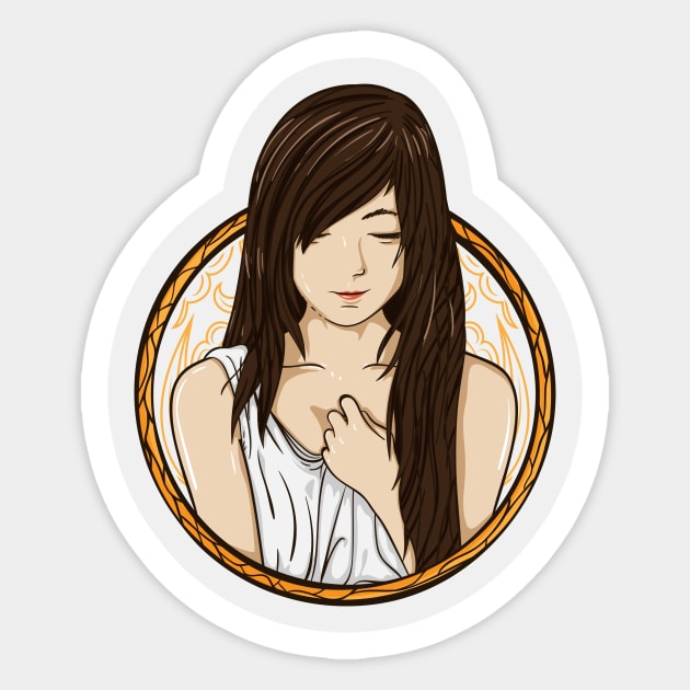 virgo zodiac illustration Sticker by flasix